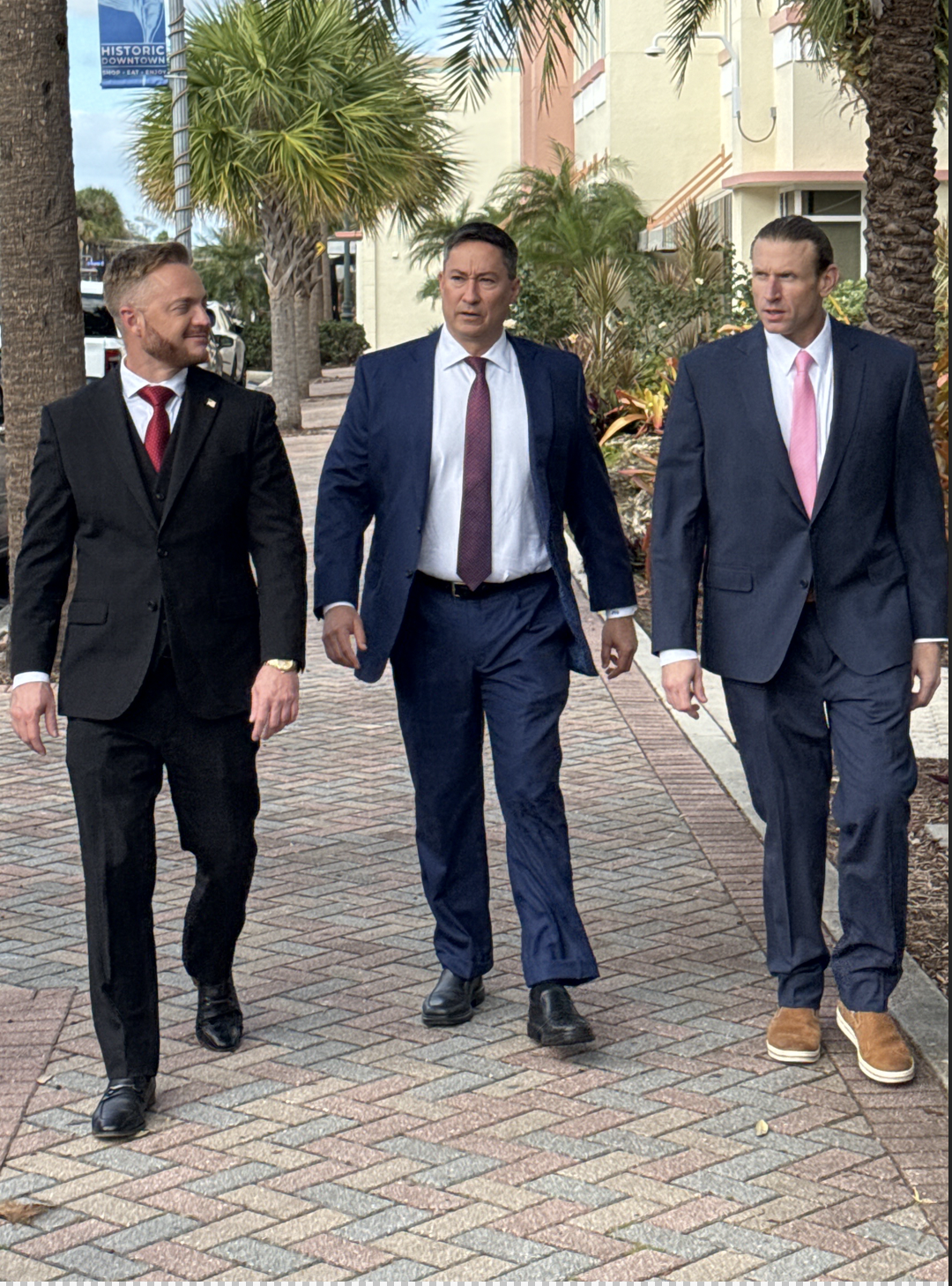 Jeff Gorman, Chris Walsh, and Joe Grant – Attorneys at Jeff Gorman Law Offices in Fort Pierce.