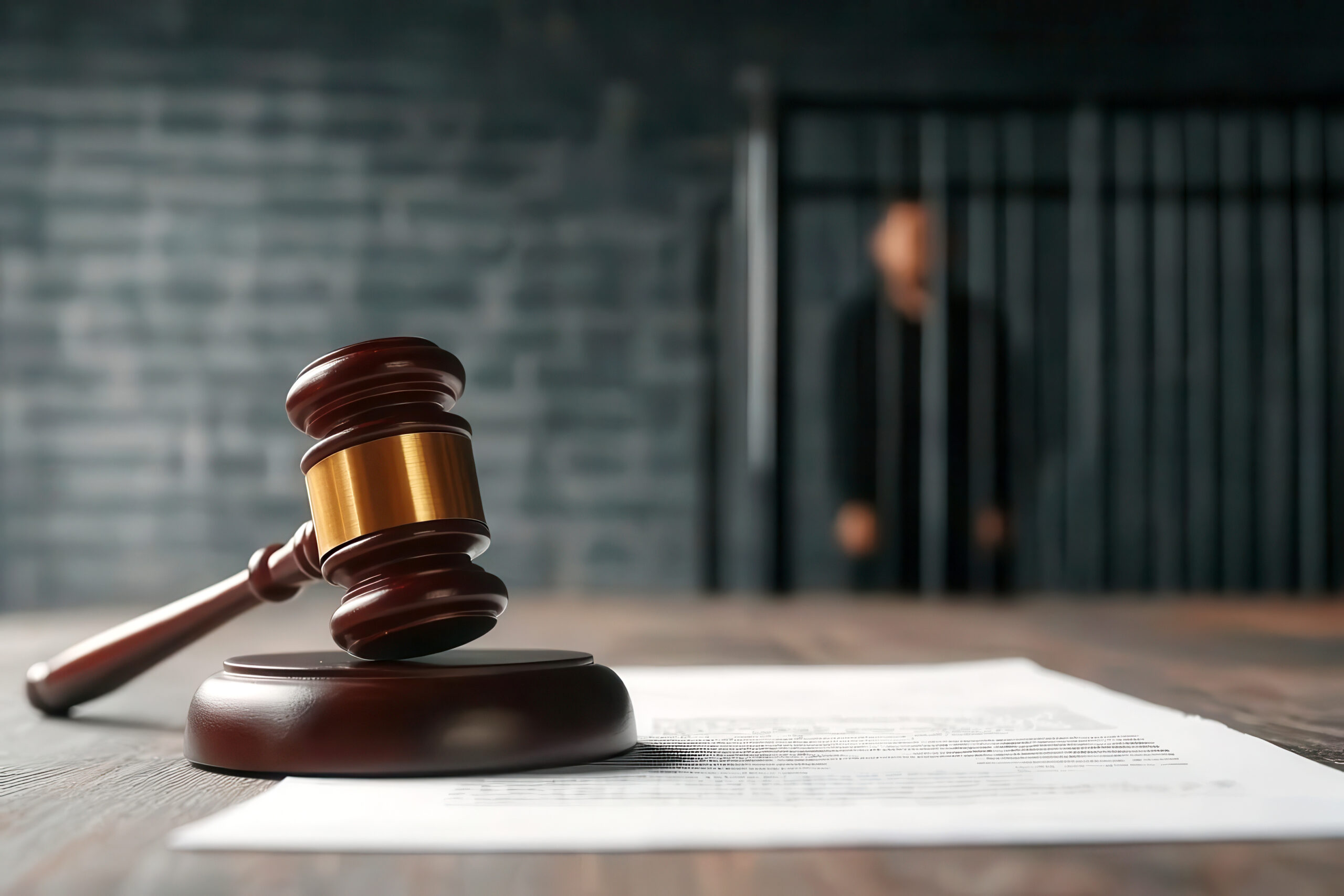 Image of a courtroom representing criminal appeals services by Jeff Gorman Law Firm, highlighting legal support.