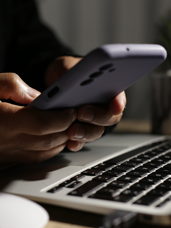 Illustration representing internet crimes and digital investigations related to online criminal defense.